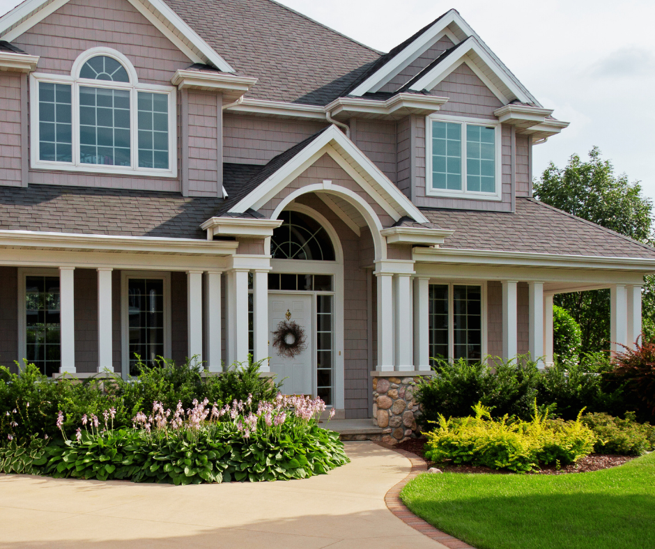 Stone Path and Planting Bed