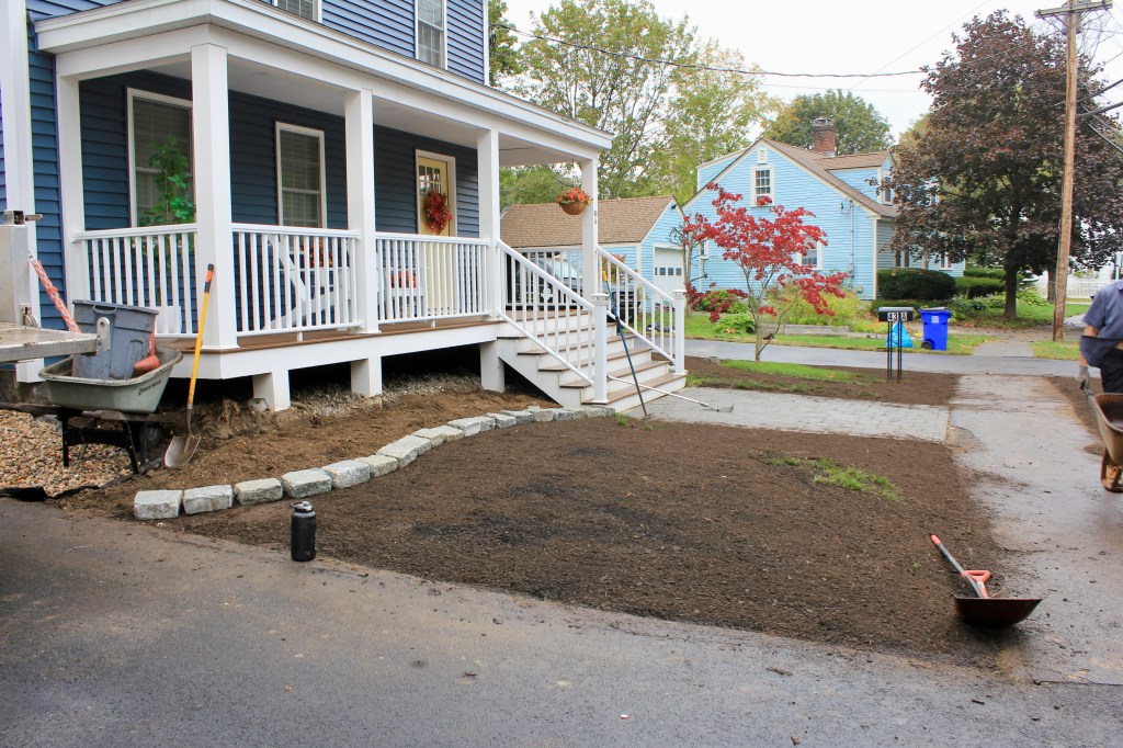 Garden design, home renovation, landscape, lawn installation, Exeter Nh, hardscaping