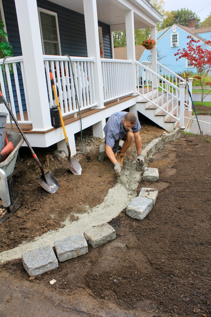 Hardscape landscaping Exeter nh jmj gardens