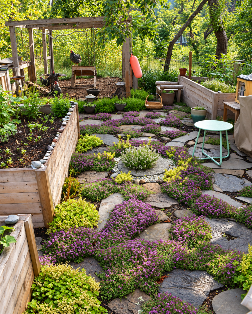 Natural Stone Garden Pathway & Landscape Design | JMJ Gardens