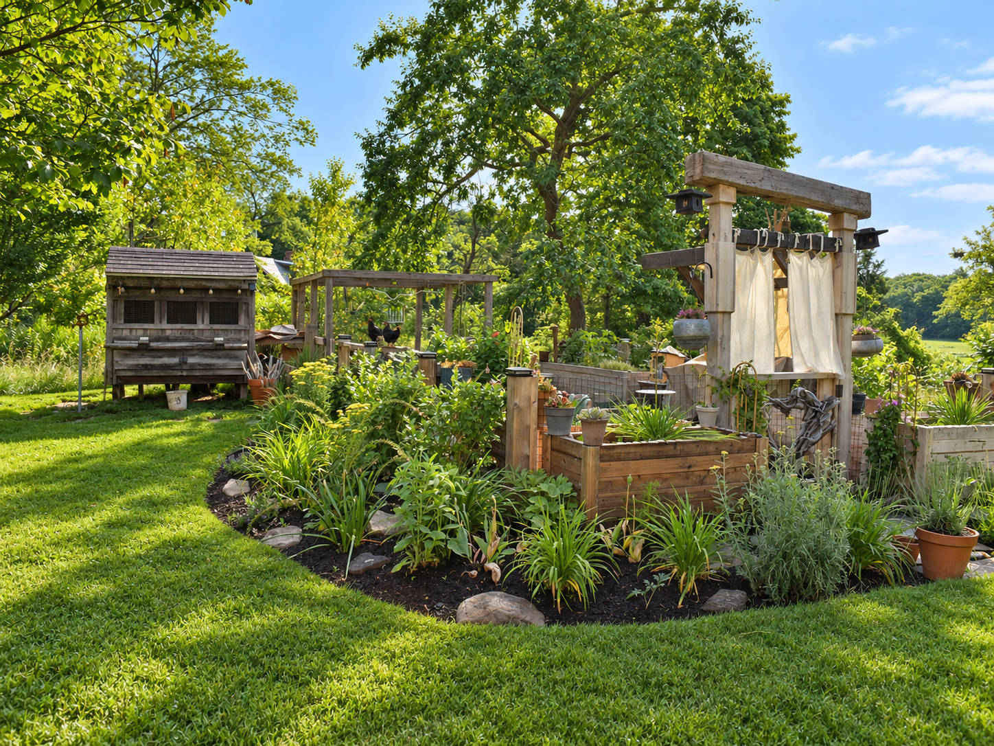 Natural Stone Garden Pathway & Landscape Design | JMJ Gardens