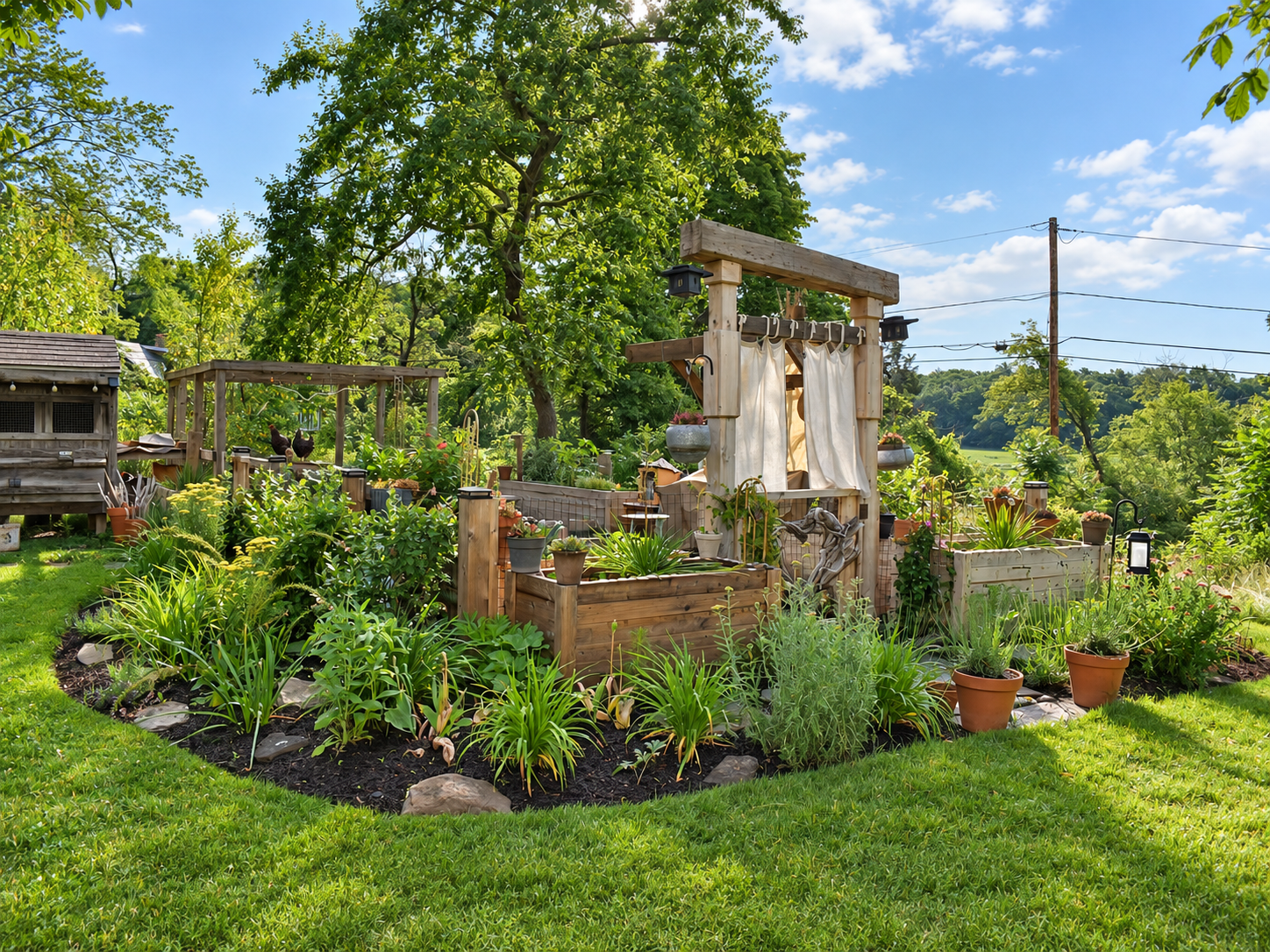 Natural Stone Garden Pathway & Landscape Design | JMJ Gardens